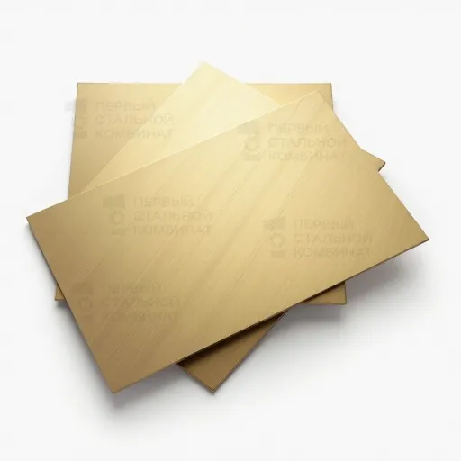 Лист латунный 1,3х500х1000 мм Л68 ГОСТ 2208-2007