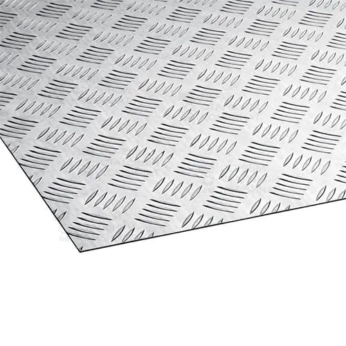 Лист алюминиевый рифлёный Квинтет 5х1200х1200 мм А5 ГОСТ 21631-2023