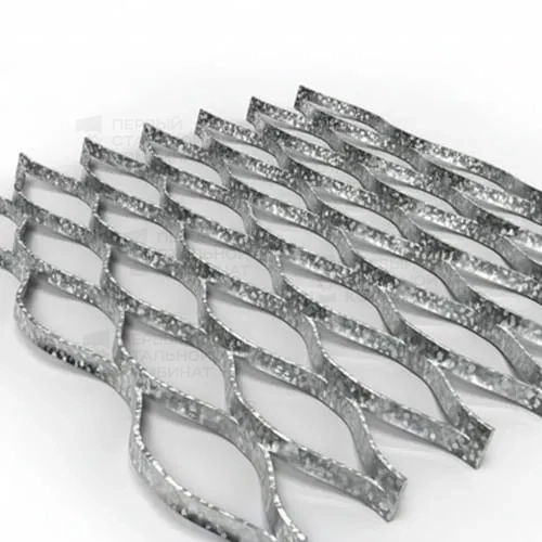 Лист стальной оцинкованный просечно-вытяжной ПВЛ 410 4х1000х2000 мм 08ПС ТУ 5262-001-57099372-2004