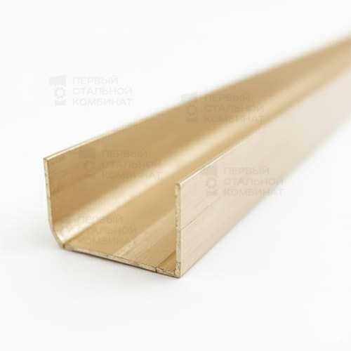 Швеллер анодированный алюминиевый 50х100х5 мм АМГ2 ГОСТ 13623-90